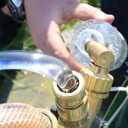 Groundwater quality monitoring and contamination testing.
